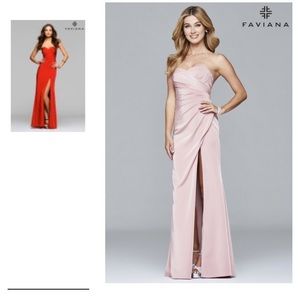 Pink faviana gown